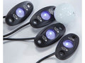 COLORSMART 4LED GLOW POD BLACK KITSMARTPHONE CONTROLLED W/BRAIN BOX IP68 12V W