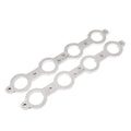 Stainless Works Ford 5.2L/5.0L Coyote Round Port Shaped Header 304SS Exhaust Flanges 2in Primaries