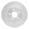 R1 16-21 Mercedes-Benz Metris Front Right Slotted Black Brake Rotor