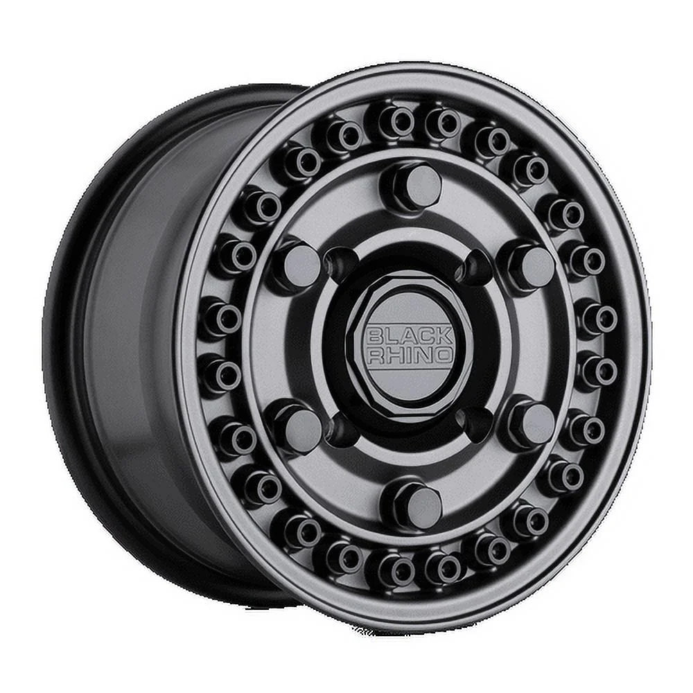 Wheel Pros Black Rhino Hard Alloys - UTV RAPID UTV 15X7 4X110 86 10 G-GNMTL BU001AX15704010