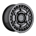 Wheel Pros Black Rhino Hard Alloys - UTV RAPID UTV 15X7 4X110 86 10 G-GNMTL BU001AX15704010