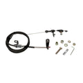 48IN HITECH STAINLESS STEEL HOUSING AOD BLOWER DRIVE KICKDOWN CABLE W/ POLISHED