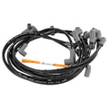 8.5Mm Super Conductor Wire Set For Sbc Sprintcar, Close Fit, In Black Features A Helically-Wound Copper Alloy Conductor Which Has Only 40 50 Ohms Of Resistance Per Foot MSD Ignition