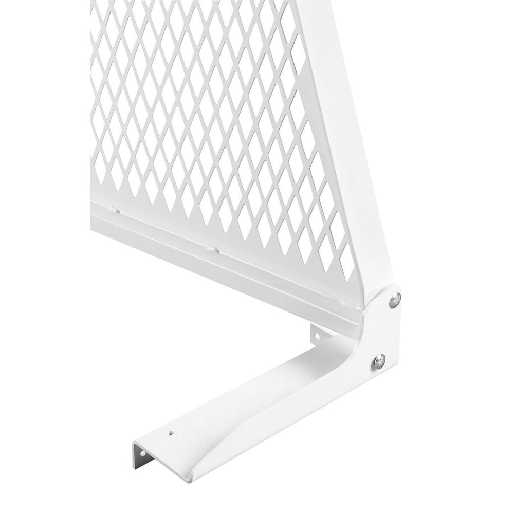 FULLSIZE HEADACHE RACK MOUNTING KIT 63.0IN63.5IN STEEL FRAME BRITE WHITE ARMOR TUF POWDERCOAT