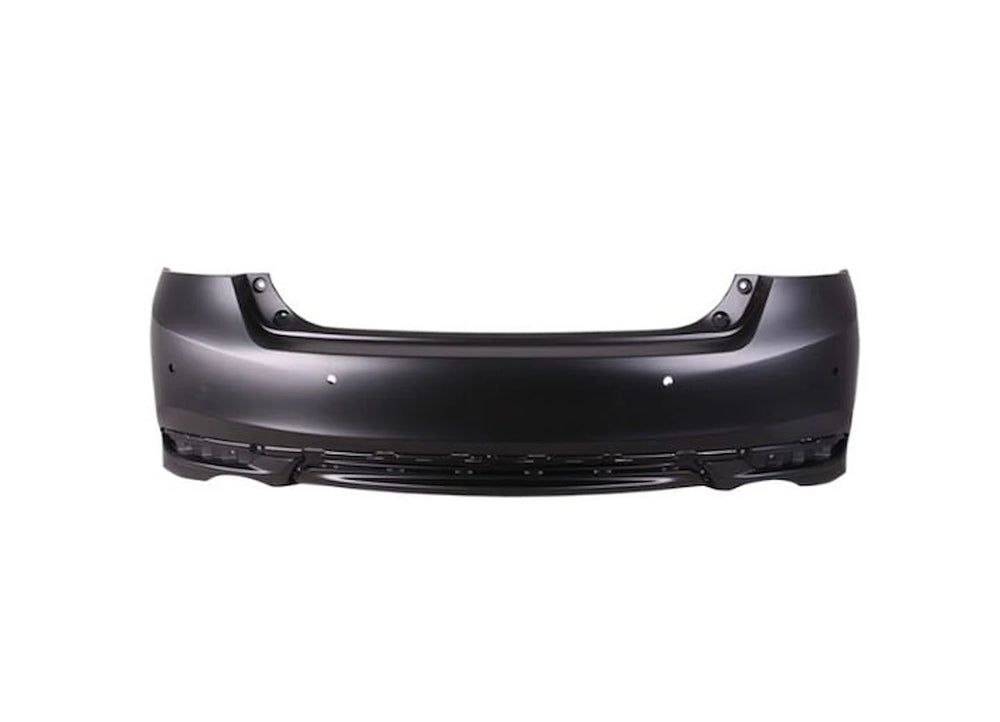 CAPA RR BUMPER COVER; TOURING; SEDAN; 6 CYL; DUAL EXH; W/PARK ASSIST; PRIME; ACCORD 1617