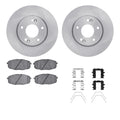 R1 14-25 Hyundai Kona Front Brake Rotor Set w/Optimum OE Pads and Hardware