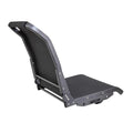 WISE 3373 AEROX COOLRIDE MESH HIGH BACK BOAT SEAT CARBON GREY W/ BLACK FRAME