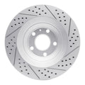 DFC 05-11 Audi A6 Quattro Rear Left Drilled & Slotted Geoperformance Rotor