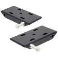 HD Leaf Spring Plates For Use w/2 1/2 Inch Springs 87-95 Wrangler YJ Front Includes Replaceable Sway Bar Mounts Pair RockJock 4x4