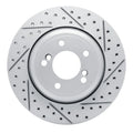 R1 00-06 BMW M5 Rear Right Drilled & Slotted Geoperformance Rotor