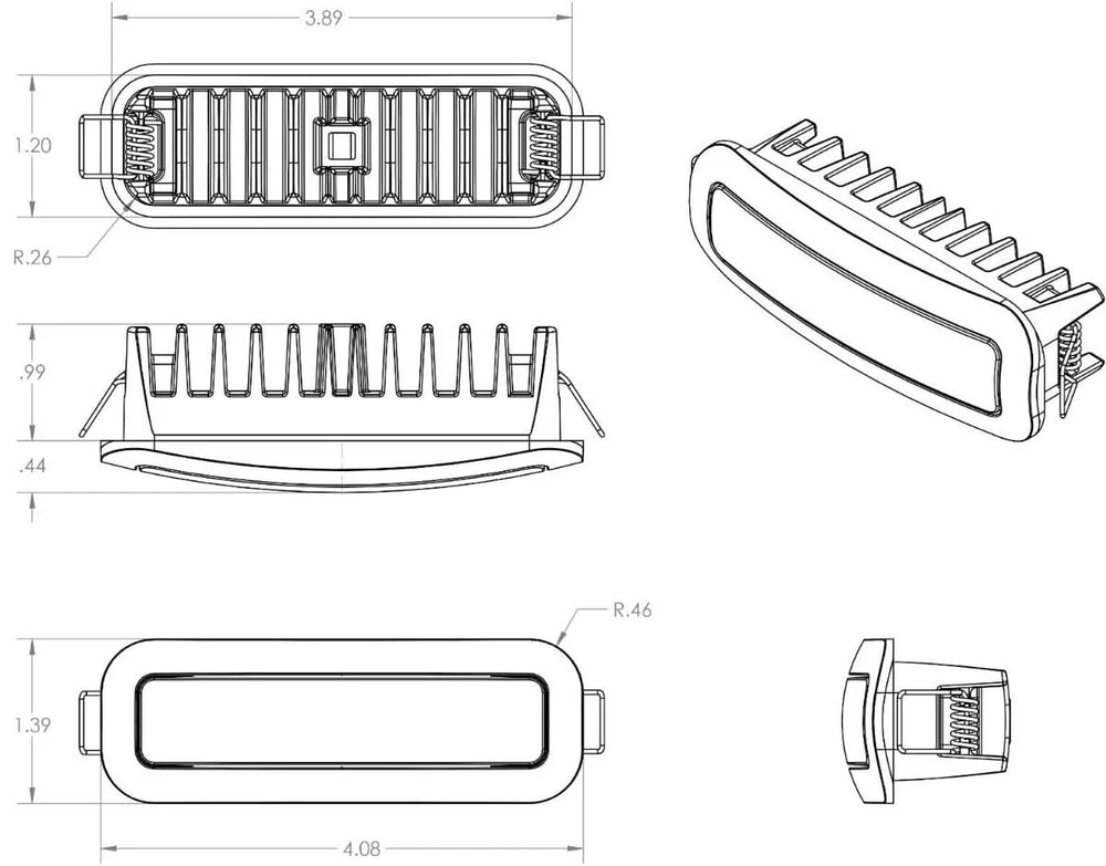 LUMITEC black auto part