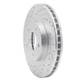 R1 Concepts Brake Rotor Drilled and Slotted Silver Fits Buick Rendezvous