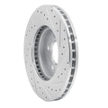 R1 Concepts Brake Rotor Drilled and Slotted Silver Fits Buick Rendezvous