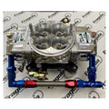 Fragola 7/8-20 Dual Inlet 4150 -6AN Fuel Line Kit Black