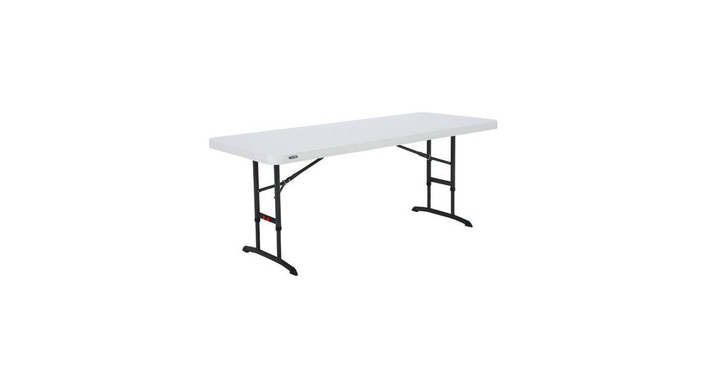 LIFETIME 6FT ADJUSTABLE HEIGHT TABLE (COMMERCIAL) ALMOND