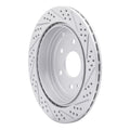 DFC 07-17 Buick Enclave Rear Left Drilled & Slotted Geoperformance Rotor
