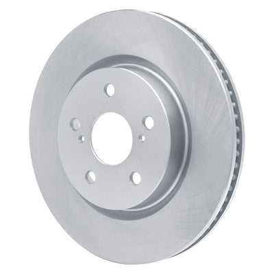 R1 18-25 Lexus UX250h Front Right Drilled & Slotted Black Brake Rotor