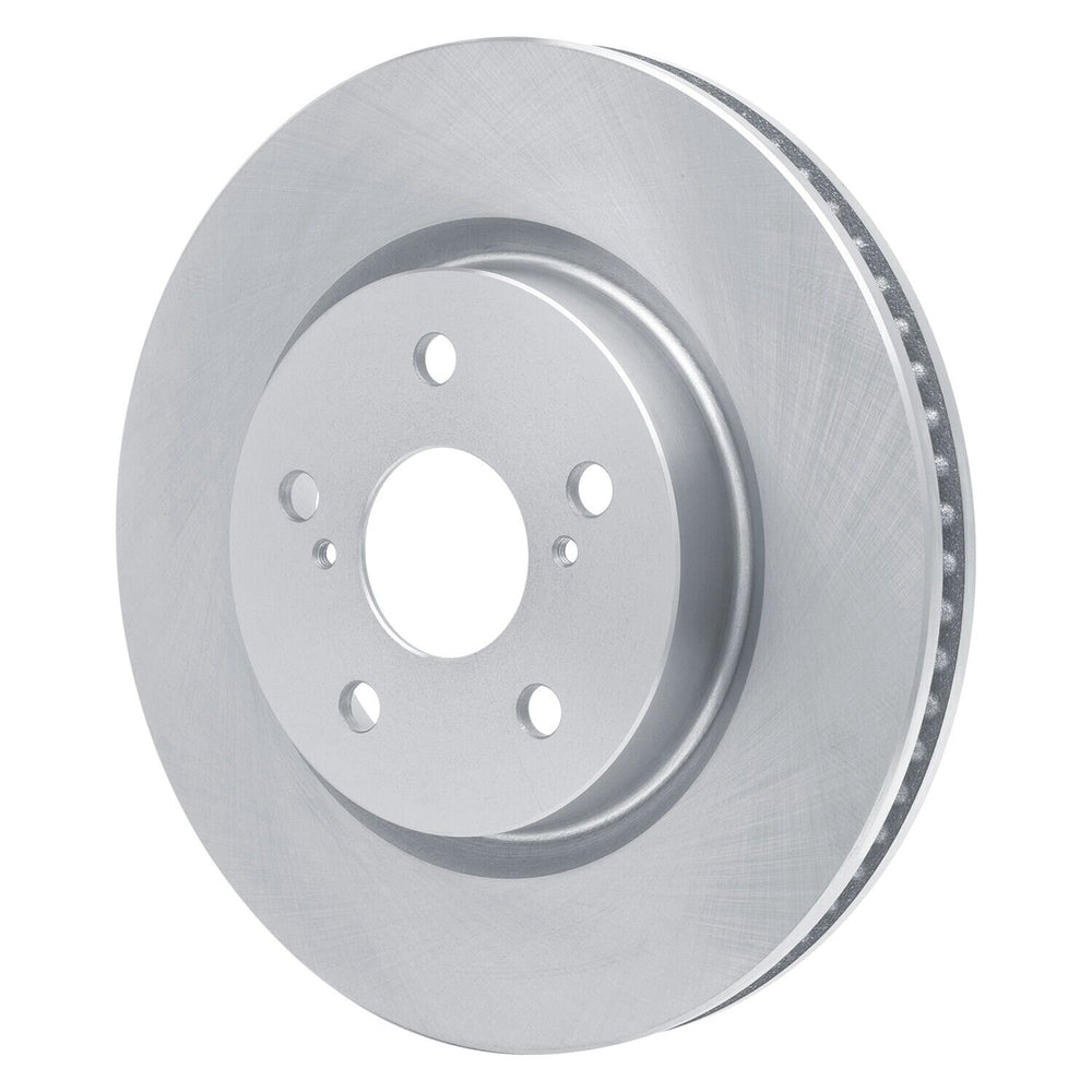 R1 18-25 Lexus UX250h Front Right Drilled & Slotted Black Brake Rotor