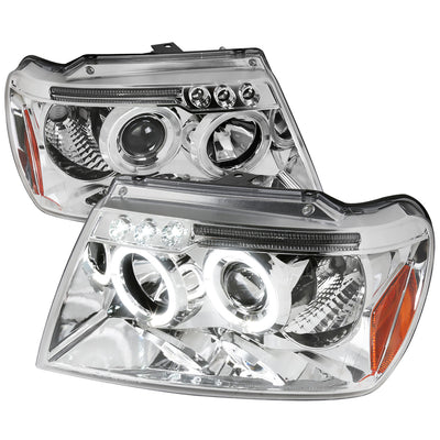 PROJECTOR HEADLIGHT GLOSSY BLACK
