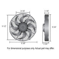 TORNADO 14IN ELEC FAN/THERMOST