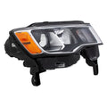 RH HEADLIGHT ASSY(STD TYPECHROME)(HALOGEN) JEEP GRAND CHEROKEE 17C