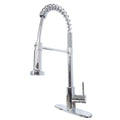 METAL, SINGLE LEVER SPRING FAUCET,