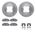 R1 Concepts Brake Rotor- Blank with Optimum Oe Pads Hdw Fits Acura CL