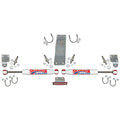 Steering Stabilizer Dual Kit Incl. Hydro 7000 Steering Dampners Brackets Hardware For Use w/OEM Diameter Tie Rod White Skyjacker