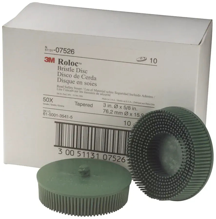 BRISTLE DISC GRN 10/BOX