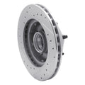 DFC 83-97 Ford Ranger (USA/Canada) Front Right Drilled & Slotted Silver Brake Rotor