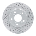 R1 05-10 Honda Odyssey Front Right Drilled & Slotted Geoperformance Rotor