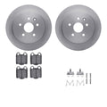 DFC 98-10 Lexus GS300 Rear Rotors with 5000 Advanced Brake Pads w/Hardware