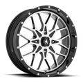 MA45 15X7 4X156 G-BLK MACH 10MM