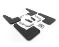 Rally Armor 20-26 Hyundai Venue Black Mud Flap Grey Logo