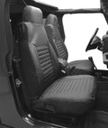 Jeep 1992-1994 Wrangler YJ; Front; NOTE Fits factory seats