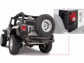Black Trail Armor Rear Corners For 2007-2018 Jeep Wrangler JK 2-Door, Pair Bushwacker