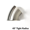 Ticon Industries 4in Diameter 90 Degree 1D 1.2mm/.049in Wall Thickness Titanium Elbow