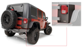 Black Trail Armor Rear Corners For 1997-2006 Jeep Wrangler 2-Door Works With Pocket Style Flares, Pair Bushwacker