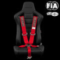 Braum 5 Point 3 SFI Approved Racing Harness - Red - BRH-RDS5