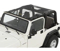 ~(5 lbs. 29X5X5)~ Sun Bikini Top Mesh Jeep 97-06 Wrangler; Safari style (except Unlimited)