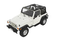 ~(5 lbs. 29X5X5)~ Sun Bikini Top Mesh Jeep 97-06 Wrangler; Safari style (except Unlimited)