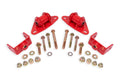 BMR Suspension 14-19 Chevrolet Corvette Motor Mount Kit - Black Hammertone