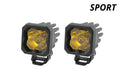 Diode Dynamics Stage Series C1 LED Pod Sport - Yellow Spot Standard ABL (Pair)