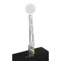 MANUAL TRANSMISSION SHIFTER LEVER; BRUSHED ALUMINUM; TREMEC/BORG WARNER TK500/TK