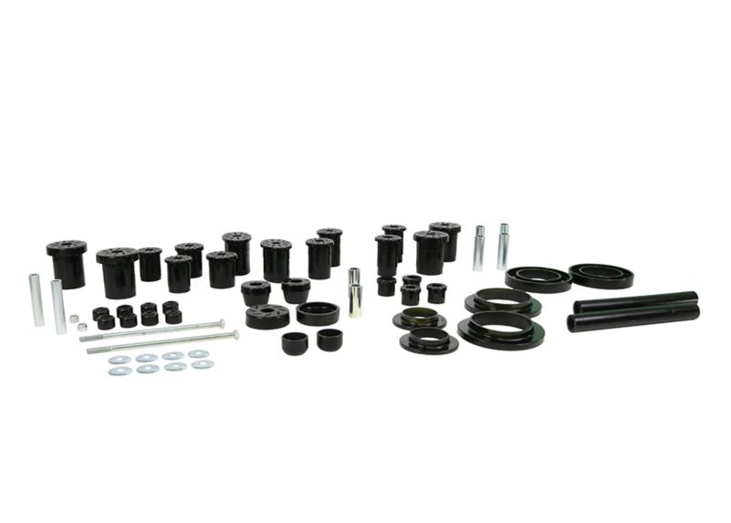 Essential Vehicle Kit 40 Bushings 8 Tubes 2 Bolts 8 Washers 2 Nuts Grease