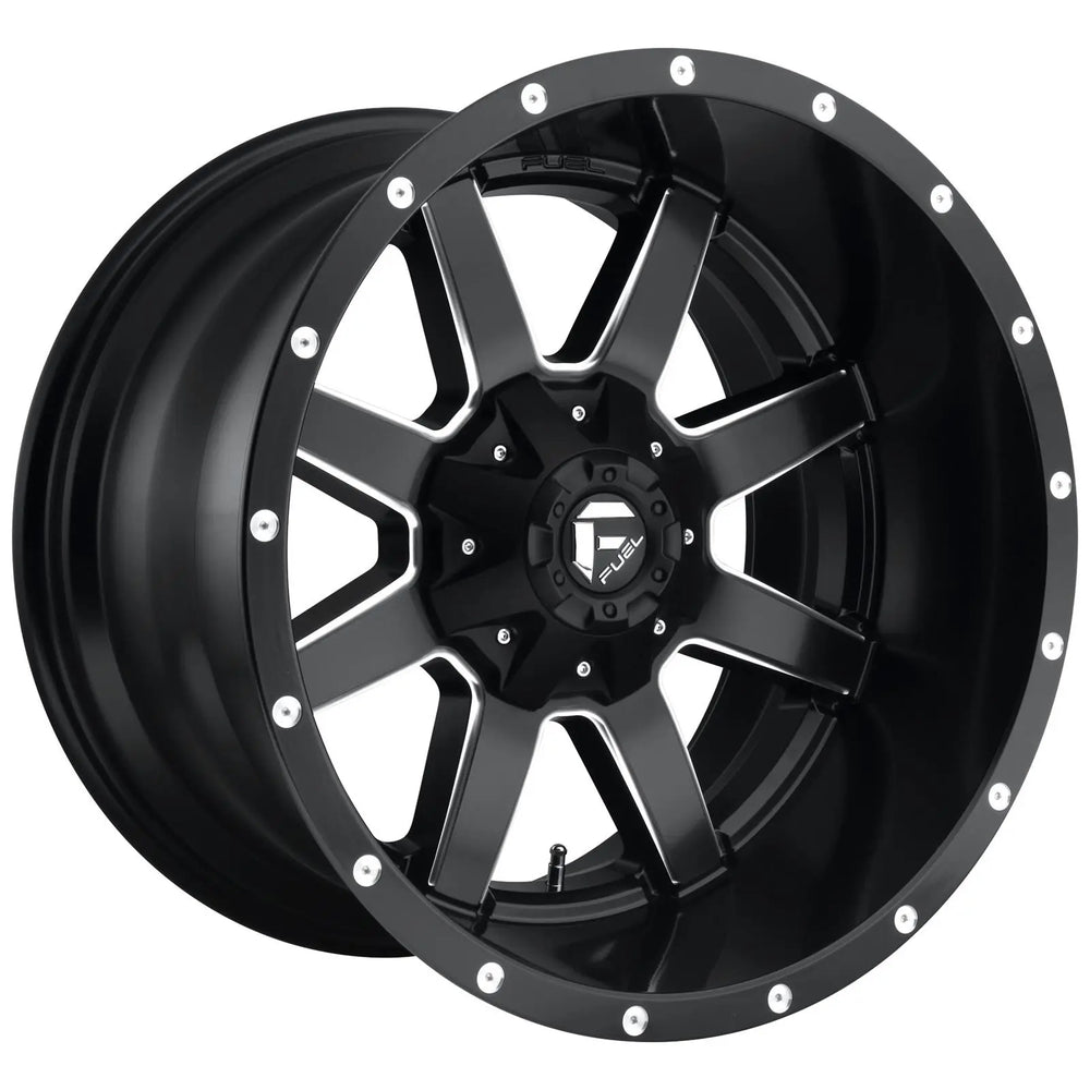 D538 14X7 4X110 MT-BLK-MIL 13MM