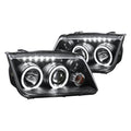 PROJECTOR HEADLIGHT BLACK HOUSING