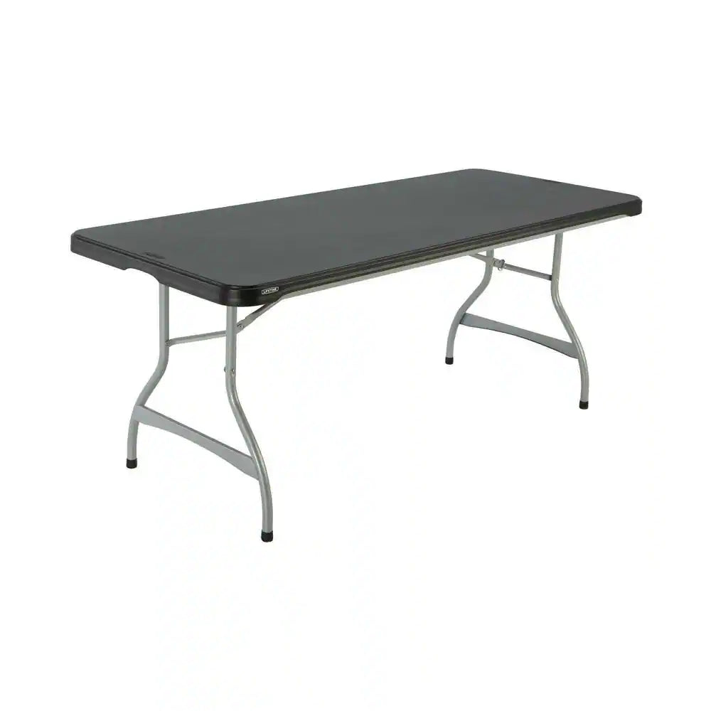 LIFETIME 280350 COMMERCIAL STACKING FOLDING TABLE 6FT BLACK