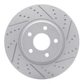 R1 04-12 Chevrolet Cobalt Front Right Drilled & Slotted Geoperformance Rotor