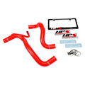 HPS Performance Red Reinforced Silicone Radiator Hose Kit Coolant for Scion 08-15 xB